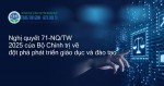 Nghị quyết số 71-NQ/TW: Đột phá chiến lược cho giáo dục Việt Nam và tác động đến Trung tâm GDNN - GDTX