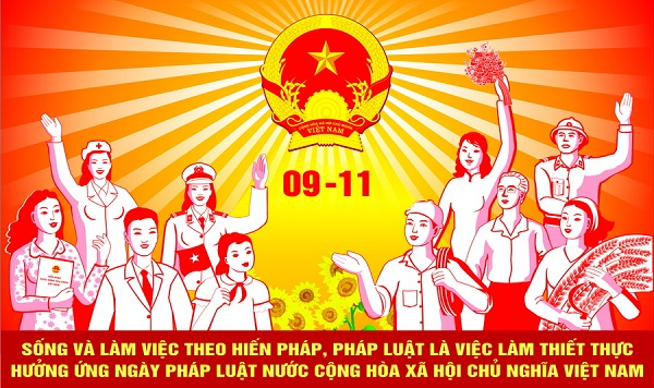 Sống và làm việc theo pháp luật là việc làm thiết thực hưởng ứng Ngày Pháp luật nước Cộng hòa xã hội chủ nghĩa Việt Nam